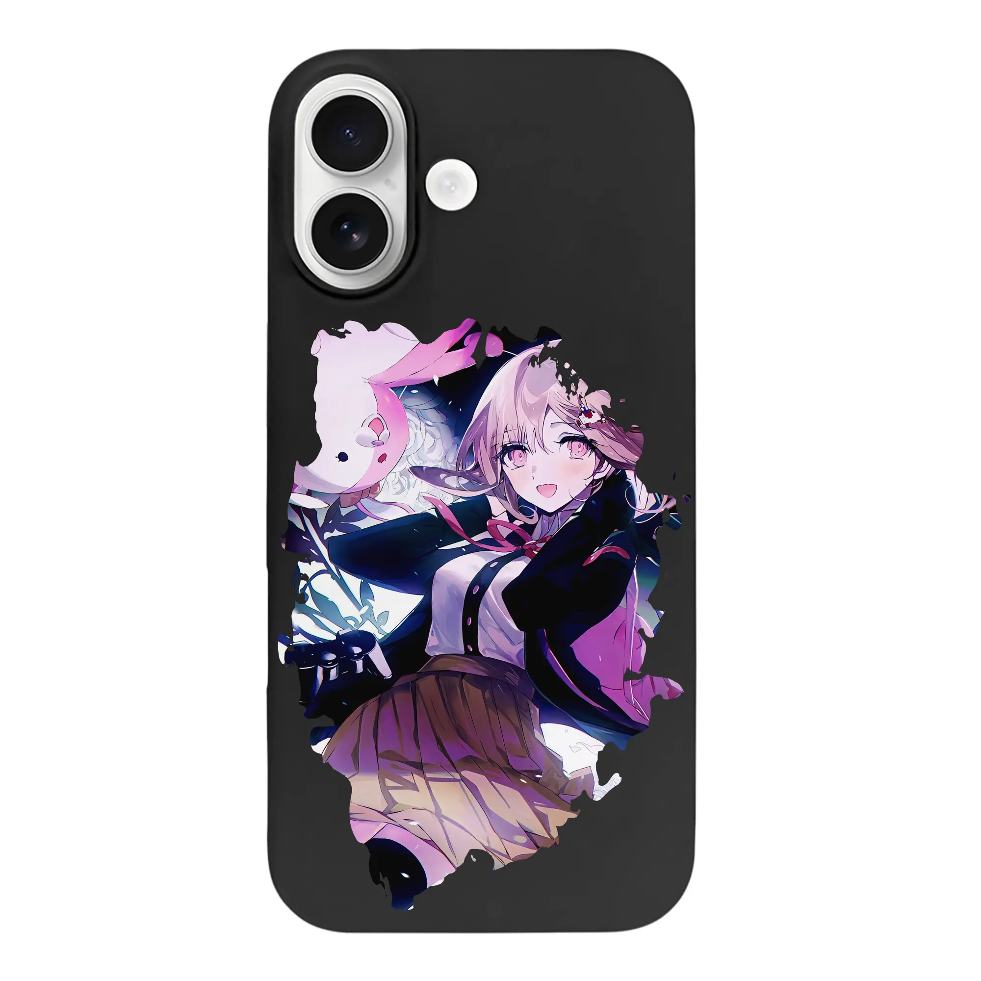 ダンガンロンパ グッズ,七海千秋 - iPhone 17 シリーズ シリコンケース 薄型 耐衝撃 指紋防止 ソフトタッチカバー 精密フィット 傷防止 保護ケース iPhone 17/17 Air/17 Pro/17 Pro Max 対応